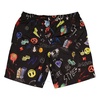 MSGM Boys Nero Graphic Print Swim Shorts