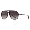 Salvatore Ferragamo Grey Gradient Pilot Men's Sunglasses SF999S 002 60