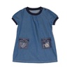 Moncler Kids Denim Logo Pocket Dress