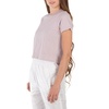 Tibi Ladies Wheat Cotton Cropped T-Shirt