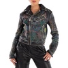 Philipp Plein Tattoo-Print Biker Jacket