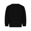 Balmain Kids Black Metallic Logo Sweatshirt