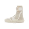 Burberry Men's Vanilla Beige Knitted Sub High-Top Sock Sneakers