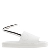 Victoria Beckham Ladies White Frances Calfskin Ankle Strap Sandals