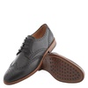 Tods Men's Black Wingtip Perforated Lace-Ups Derby