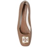 Tory Burch Almond Flour Georgia Leather Ballet Flats