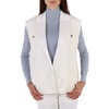 Filles A Papa Ladies White Bonie Denim Sleeveless Jacket