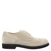 Tods Men's Wing-Tip Perforations Leather Lace-Up Derby Shoes