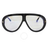 Tom Ford Troy Blue Light Block Pilot Unisex Sunglasses FT0836 001 61