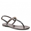 Giuseppe Zanotti Ladies Black Musicaa Monogram Thong Sandals