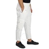 Balmain Men's White  Mid-Rise Tapered Cargo Pants