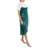 Sacai Ladies Green Spangle Embroidery Dress