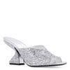 Salvatore Ferragamo Ladies Argento Sansu 85mm Sculptural-Heel Mules