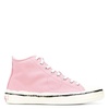 Marni Ladies Pink Cotton Canvas High-top Sneakers