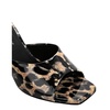 Philipp Plein Leopard Print Patent Leather Sandals