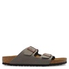 Birkenstock Arizona Nubuck Stone Sandals