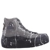 R13 Ladies Kurt High Top Sneakers With Paint Splatter