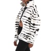 Burberry Ladies Monochrome Cut-out Detail Watercolour Print Cotton Hoodie