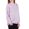 Tibi Dusty Lavendar Slit Detail Oversized Pullover