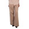 Tibi Ladies Tan Active Knit Wide Leg Pull On Pant