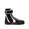 Burberry Men's Black / White Jermaine Sub Contrast Hi-top Sneakers