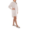 Max Mara Ladies White Bevanda Monogram Shirt Minidress