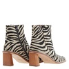 Rejina Pyo Ladies Ponyskin Zebra Edith Leather Ankle Boots