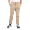 Burberry Slim Fit Floral Embroidered Cotton Chinos