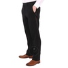 Burberry Men's Black Slim Fit Silk Satin Detail Wool Tailored Trousers