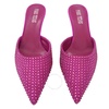 Paris Texas Ladies Pink Ruby Hollywood Pointed-Toe Mules