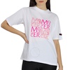 Moncler Ladies White Cotton Logo Patch Short Sleeve T-shirt