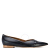 Malone Souliers Black Leather Colette Pointed-Toe Flats