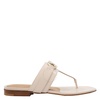 Salvatore Ferragamo Ladies Glove Bone Rikis Leather Sandals