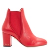 Charlotte Olympia Ladies Red XX Solid Calf Boots