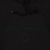 Salvatore Ferragamo Signature Logo Embroidered Hooded Sweatshirt