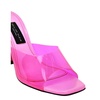 Philipp Plein Ladies PVC Strap Mid-Heel Sandals