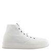 Tods Men's White Knit High-Top Sneakers