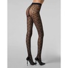 Philipp Plein Black Monogram Nylon Tights