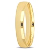 Amour 4mm Polished Finish Wedding Band in 14k Yellow Gold