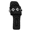 Philipp Plein Studded Quilted Nappa Flat Sandals