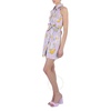 Moschino Ladies Purple All Over Logo Circus Print Dress