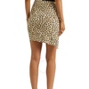 Rabanne Asymmetric Leopard Print Skirt