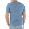 Calvin Klein Men's Vertical Logo Knit Casual T-Shirt in Blue