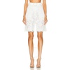 Zimmermann Ladies Ivory Belted Lace Knee-Length Shorts