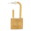 Ambush Gold Sterling Silver Padlock Single Earring