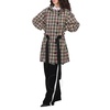 Burberry Lake Halla Plaid Print Raincoat