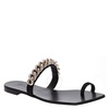 Giuseppe Zanotti Ladies Black Berenicee Chain Chain Detail Flat Sandals