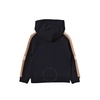 Chloe Kids Stripe Detail Zip-Up Hoodie