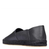 Salvatore Ferragamo Men's Black Calf Leather Logo Espadrilles