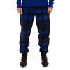 Burberry Deep Royal Blue Dimitri Check Fleece Trouser